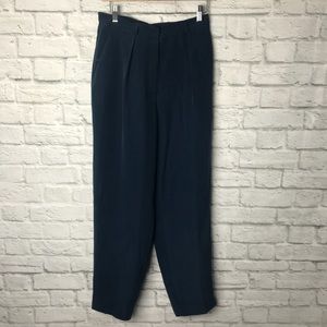 Jones New York Navy Flowy Work Pants